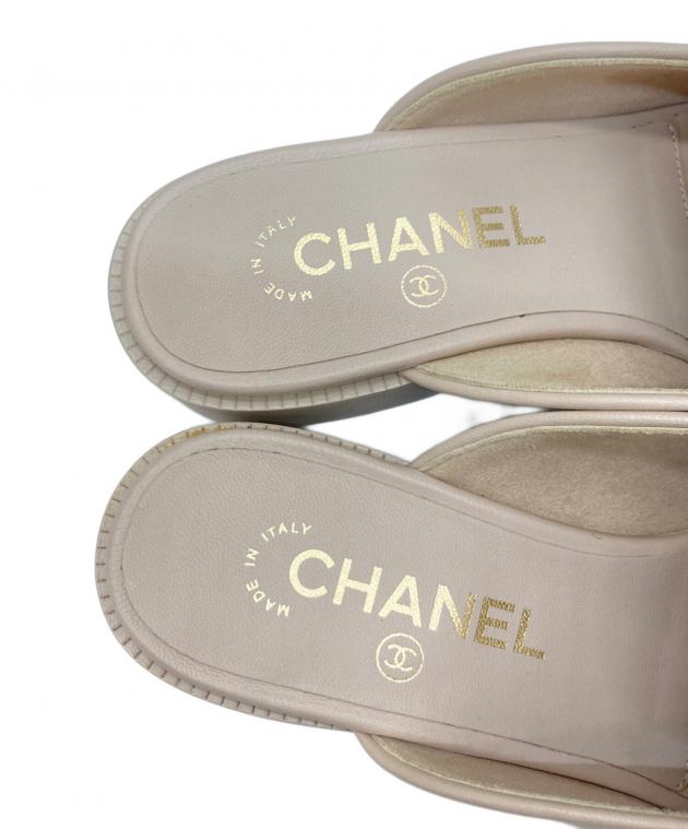 中古・古着通販】CHANEL (シャネル) マトラッセ ミュール サンダル
