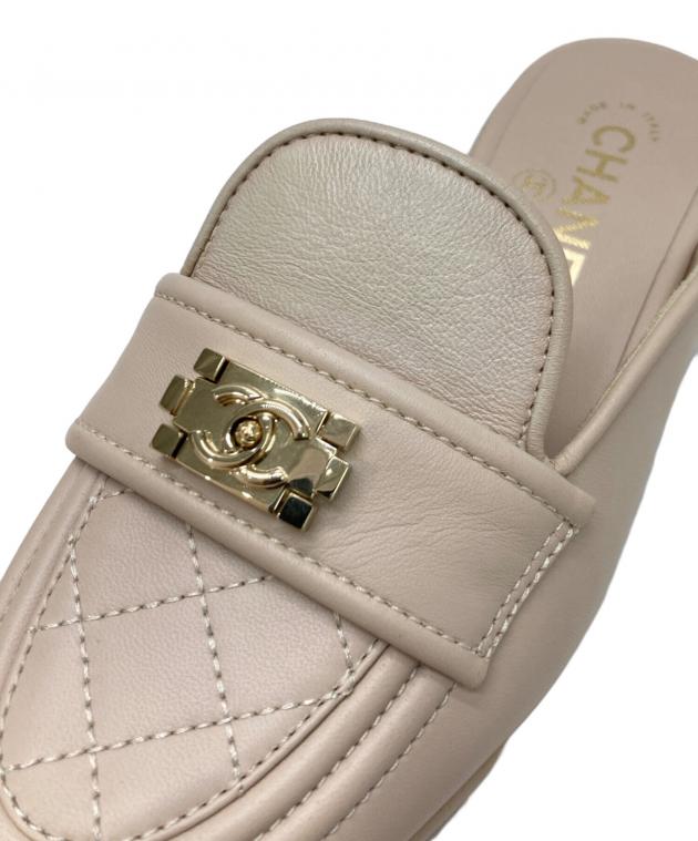 中古・古着通販】CHANEL (シャネル) マトラッセ ミュール サンダル