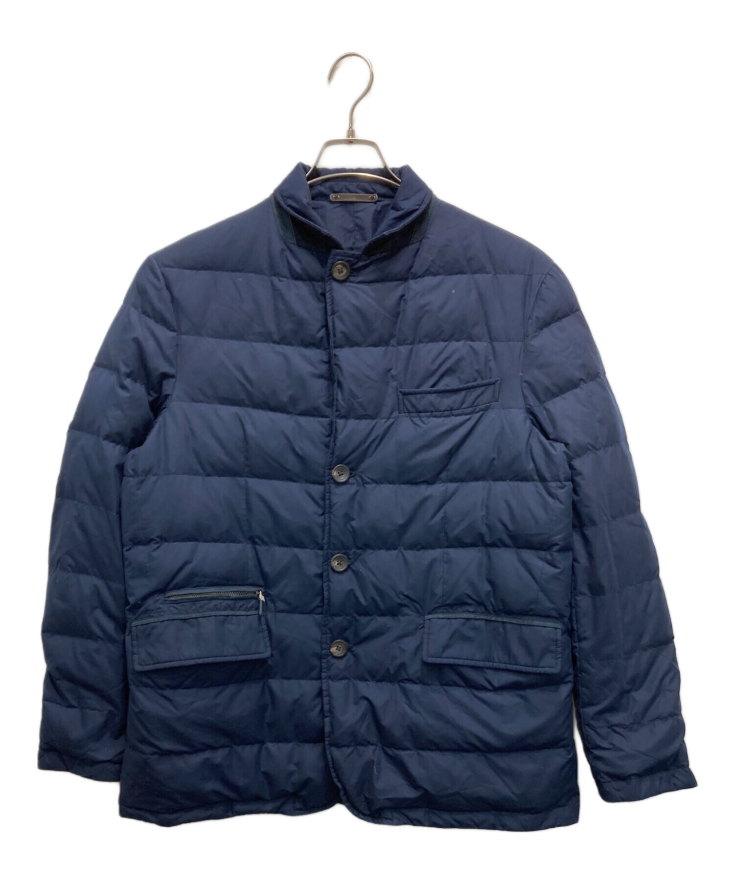 中古・古着通販】HACKETT (ハケット) ダウンジャケット ネイビー 