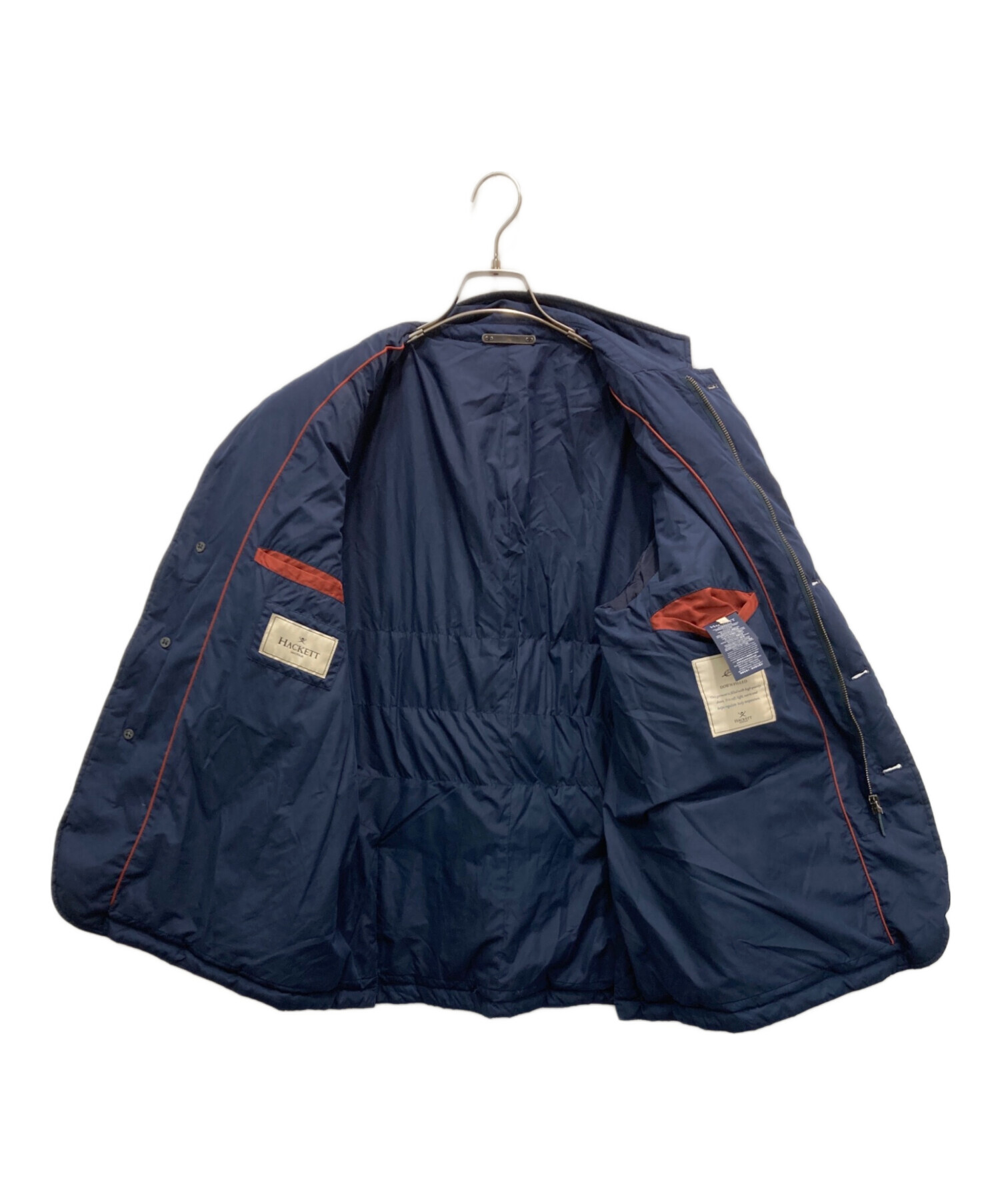 中古・古着通販】HACKETT (ハケット) ダウンジャケット ネイビー 
