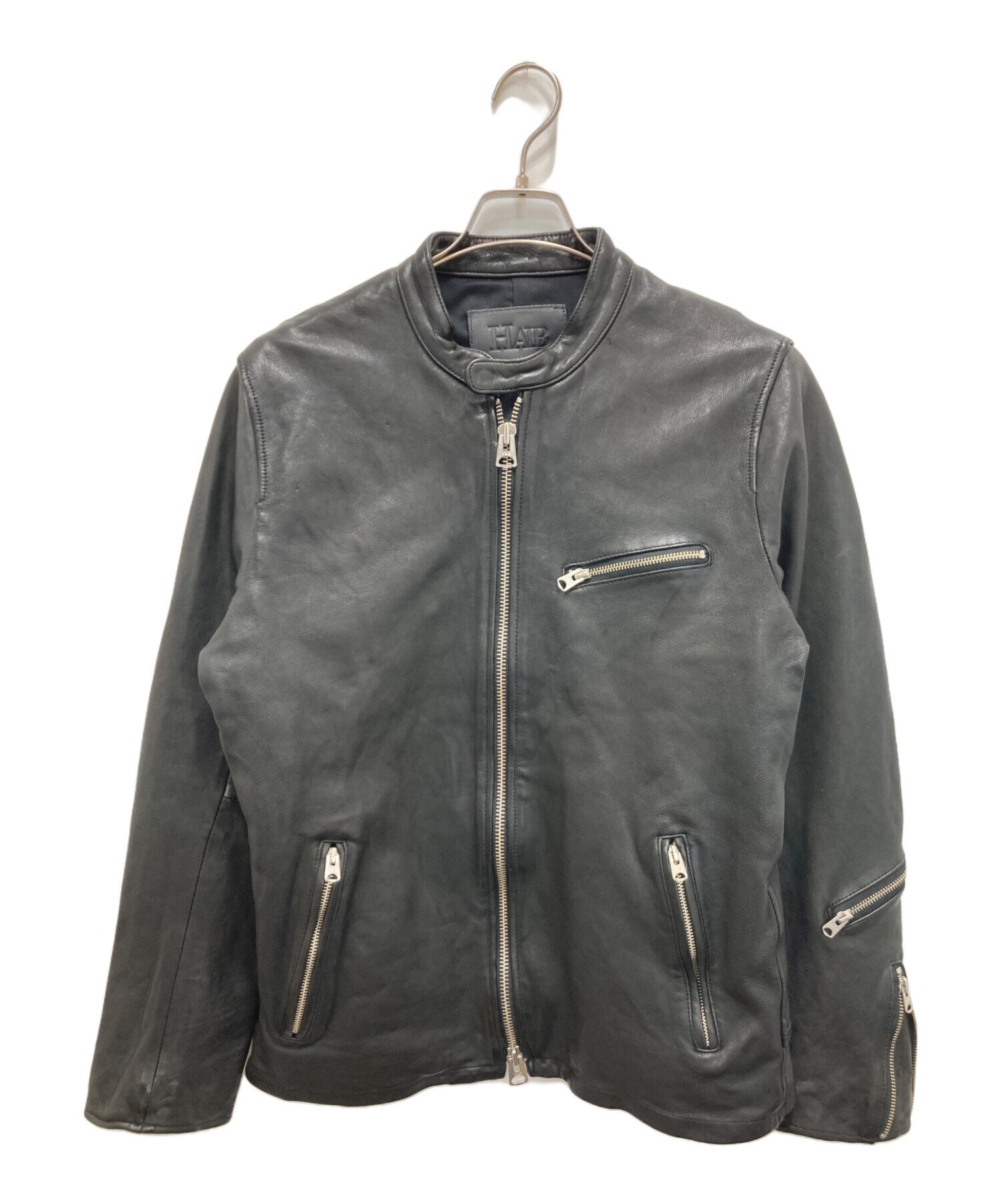 中古・古着通販】HALB (ハルプ) シングルライダーズシープレザー 