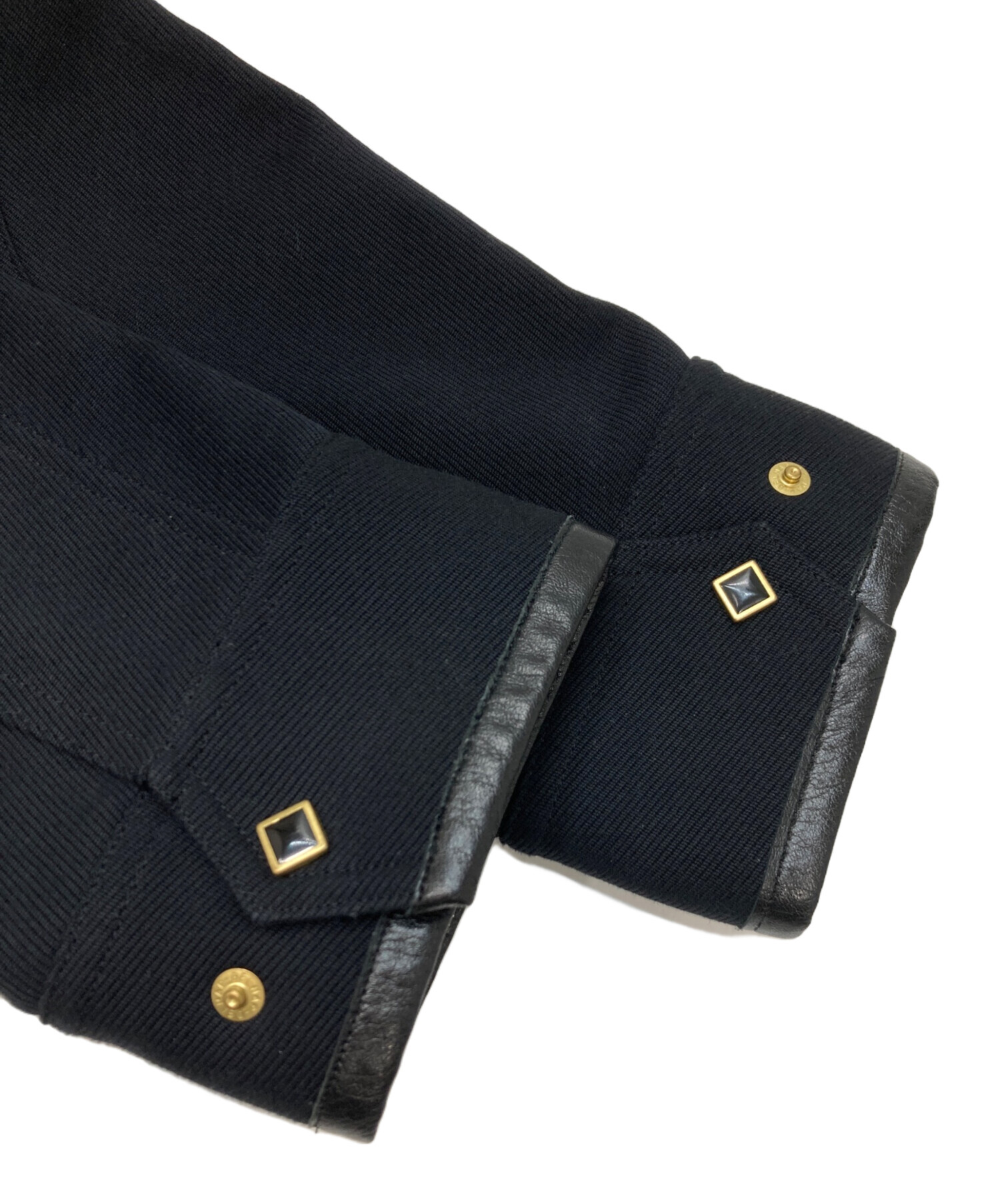 中古・古着通販】TTT MSW (ティー) Wool Leather Piping Jacket 