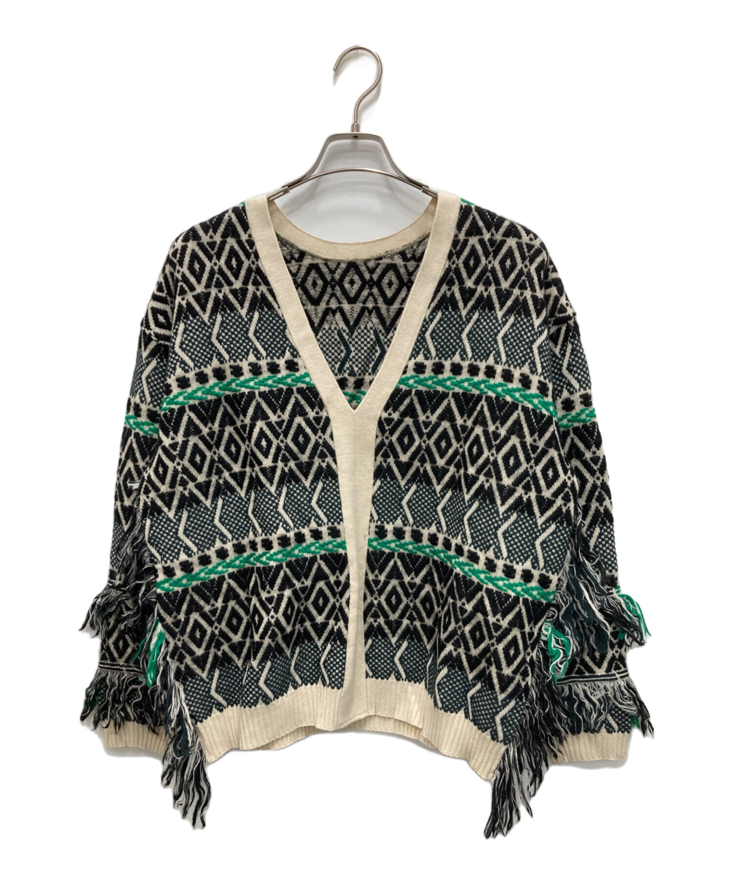 中古・古着通販】sara mallika (サラマリカ) 2wayジャガードニット