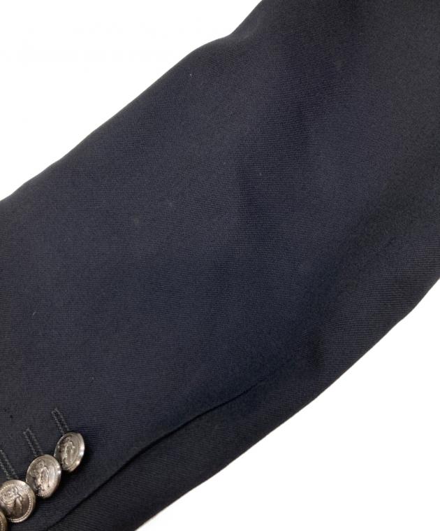 ✨️希少Lサイズ✨️バーバリーブラックレーベル　レザーテーラード　ネイビーブルー 中古・古着通販】BURBERRY BLACK LABEL (バーバリーブラックレーベル