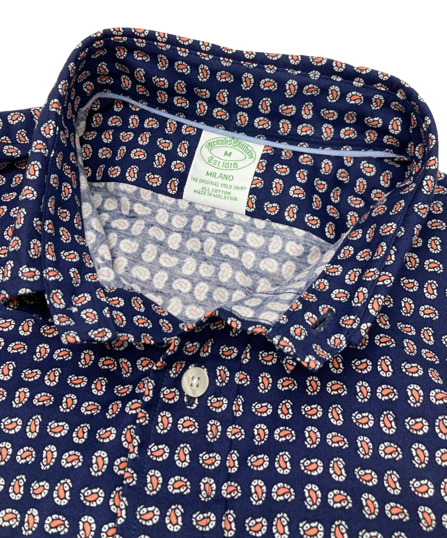 ブルックススブラザーズ　ネイビー レギュラーシャツボタンダウン　新品　匿名配送 中古・古着通販】BROOKS BROTHERS (ブルックスブラザーズ) ボタン