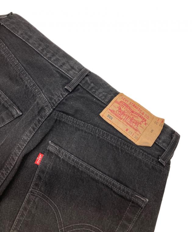 中古・古着通販】LEVI'S (リーバイス) 501後染めデニムパンツ ブラック