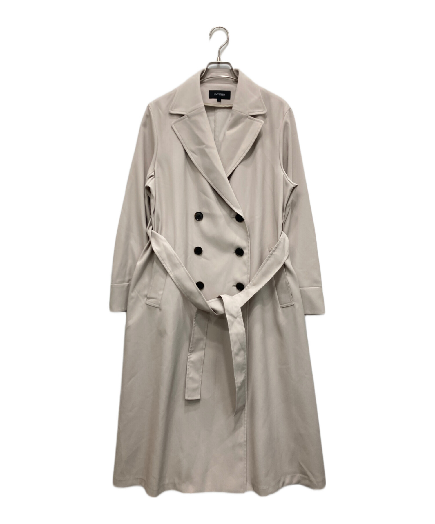 中古・古着通販】UNTITLED (アンタイトル) バックサテン トレンチ