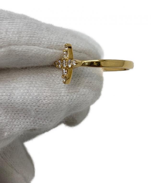 中古・古着通販】ete (エテ) K18ダイヤモンドクロスリング サイズ:9号