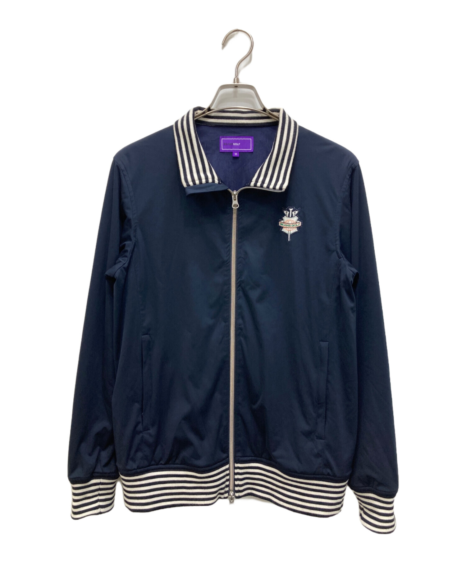 メンズアウター特集｜ビームス BEAMS GOLF ジップジャケット ネイビー