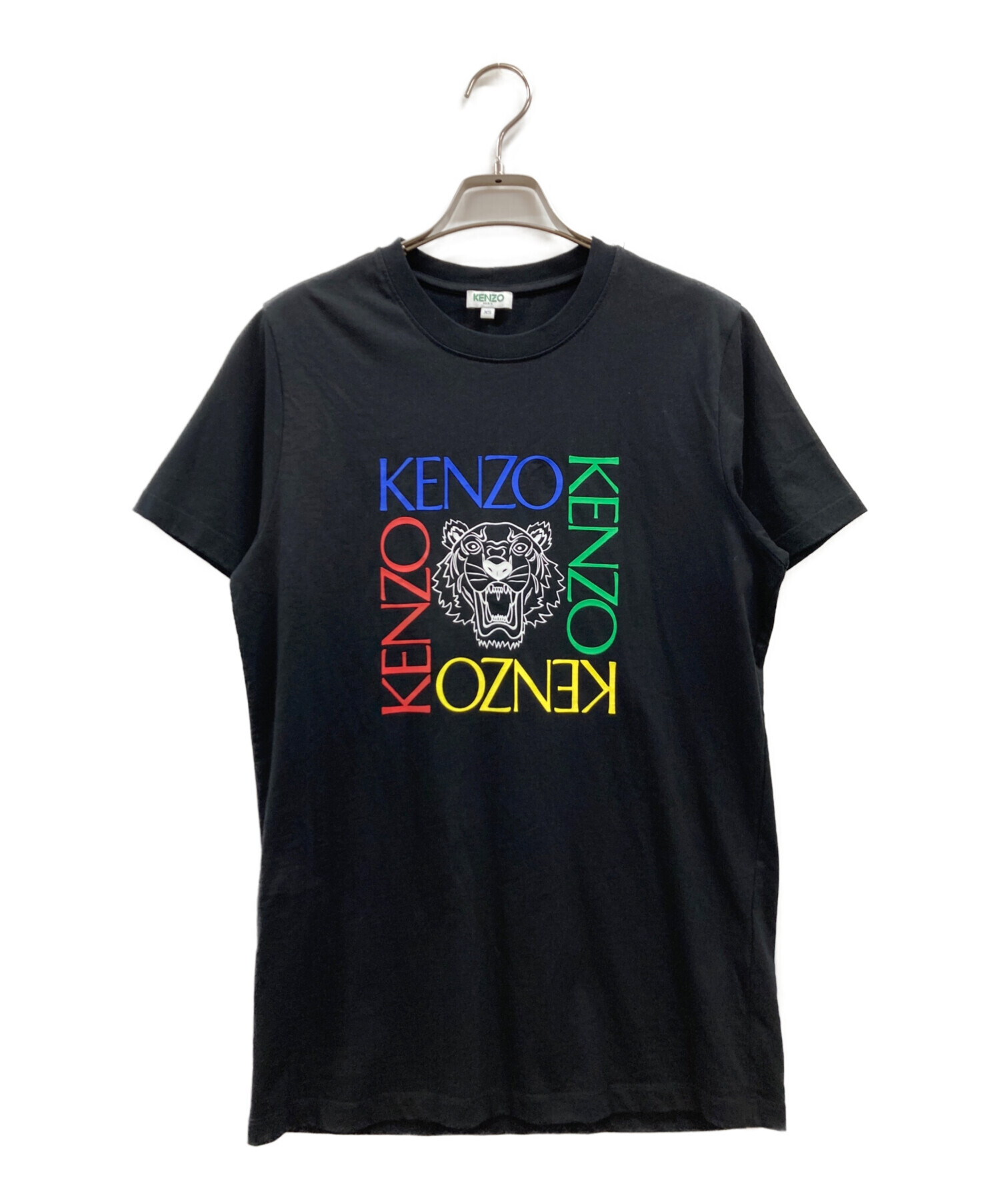 中古・古着通販】KENZO (ケンゾー) プリントカットソー ブラック