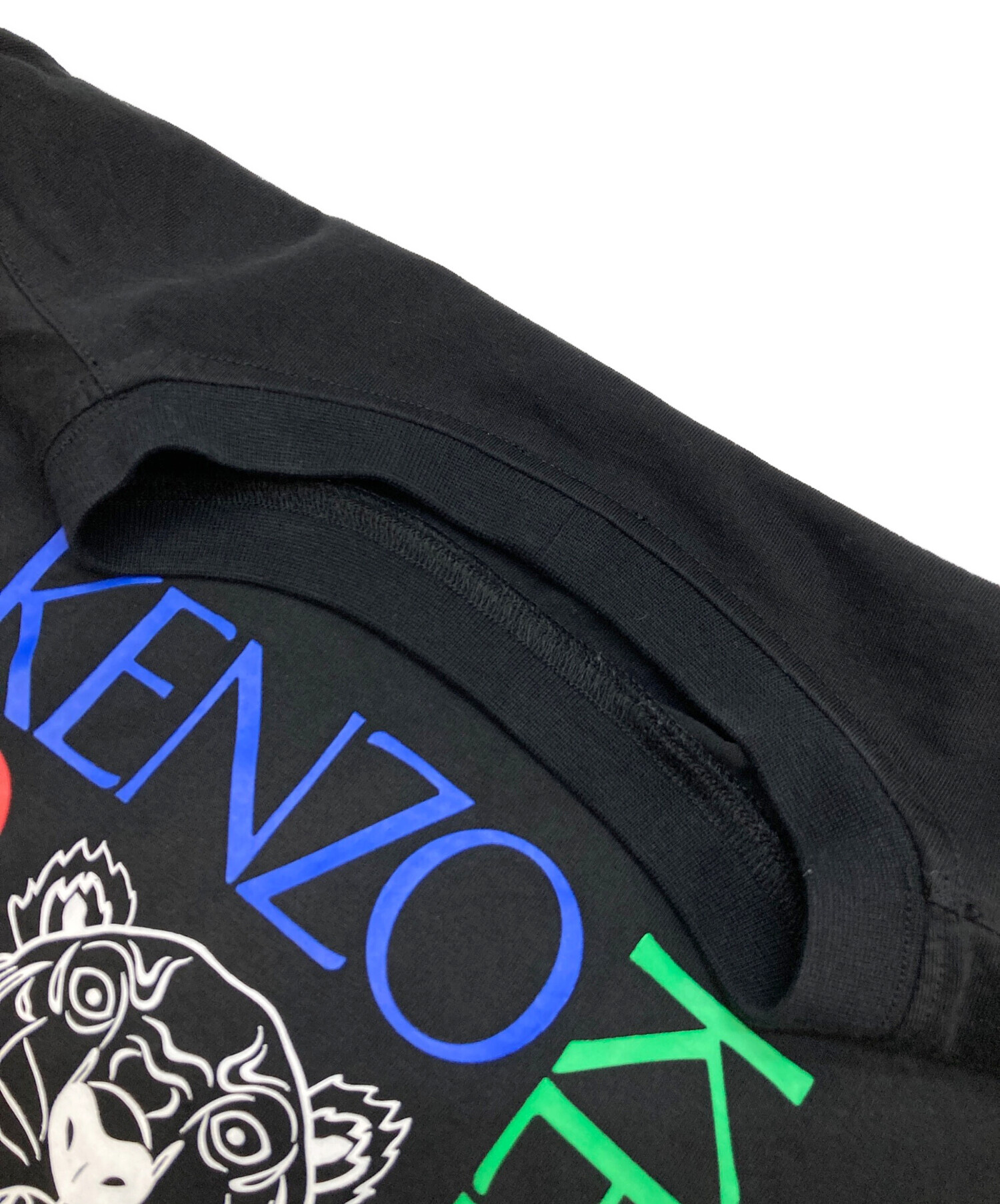 中古・古着通販】KENZO (ケンゾー) プリントカットソー ブラック