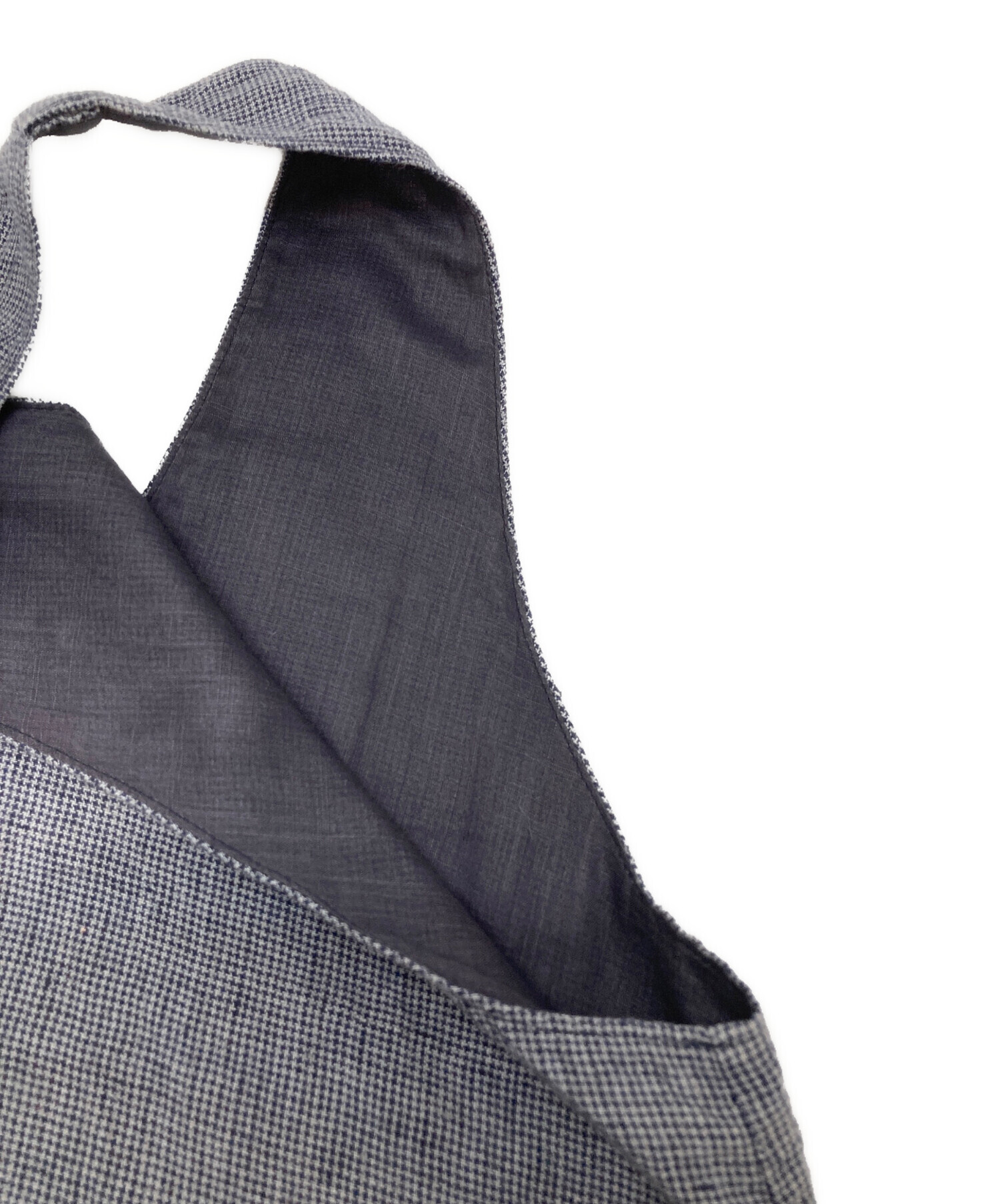 中古・古着通販】nest Robe (ネストローブ) リネン千鳥柄サロペット