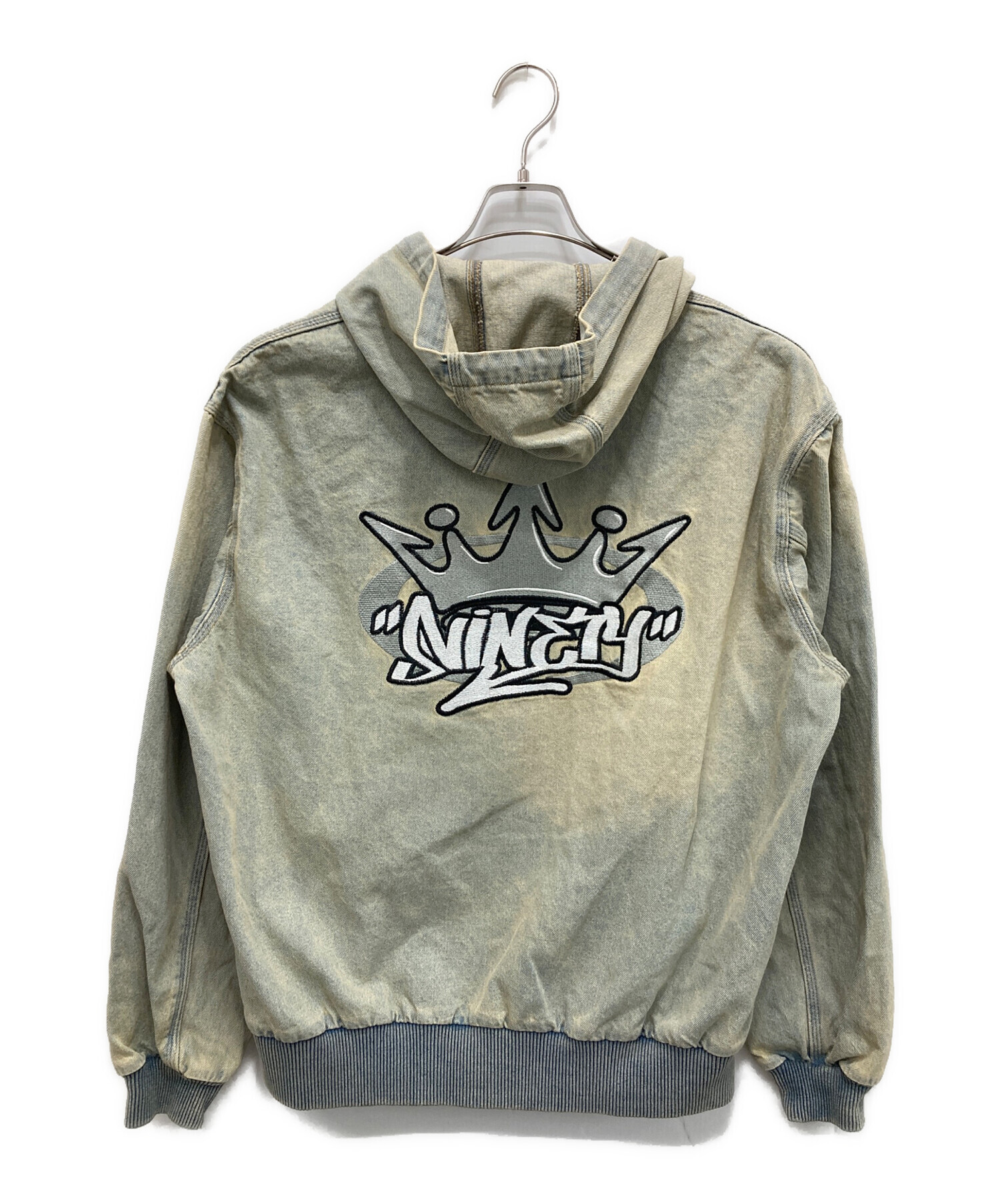 中古・古着通販】9090 (9090) King Logo Vintage Denim Hoodie