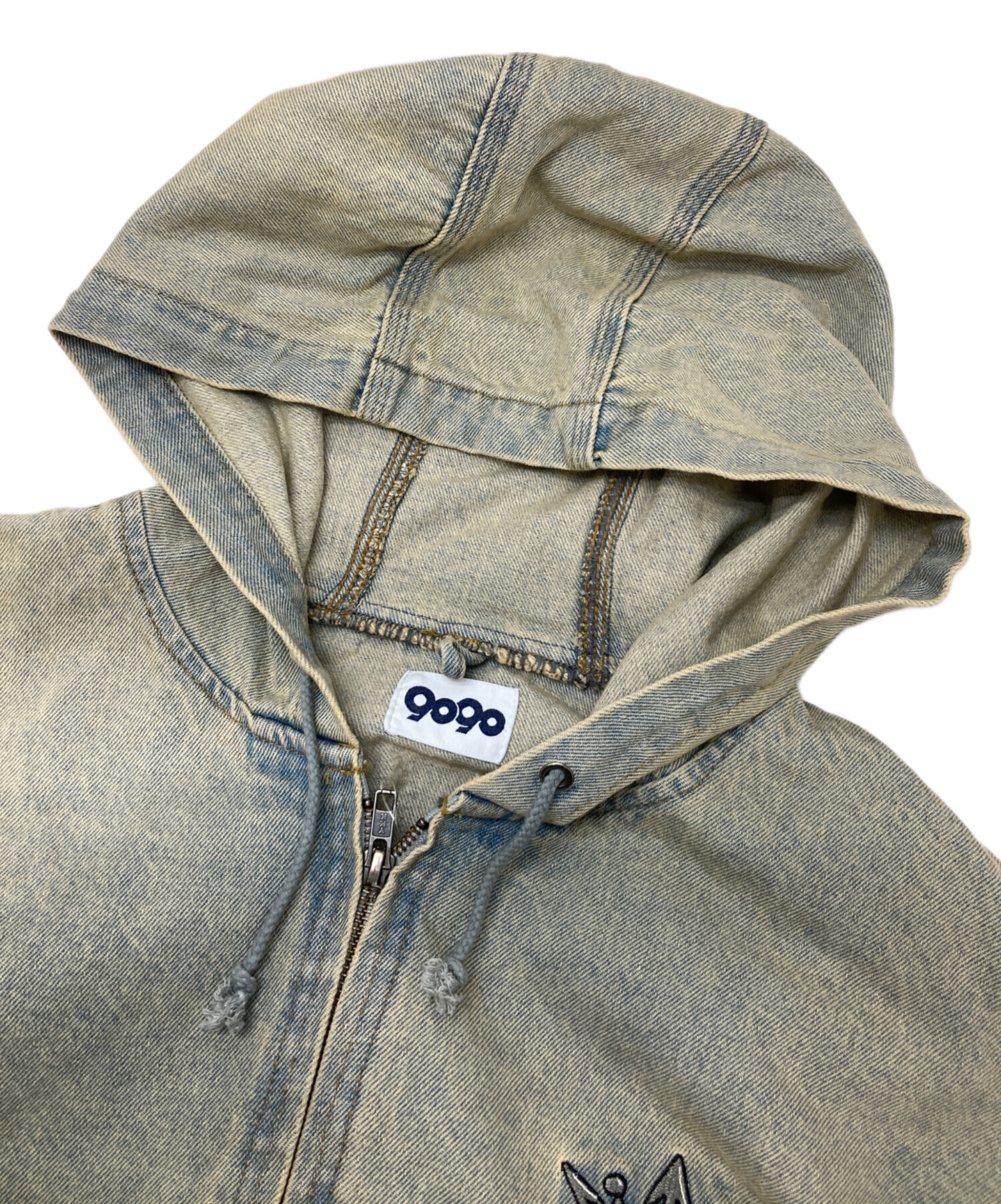 中古・古着通販】9090 (9090) King Logo Vintage Denim Hoodie