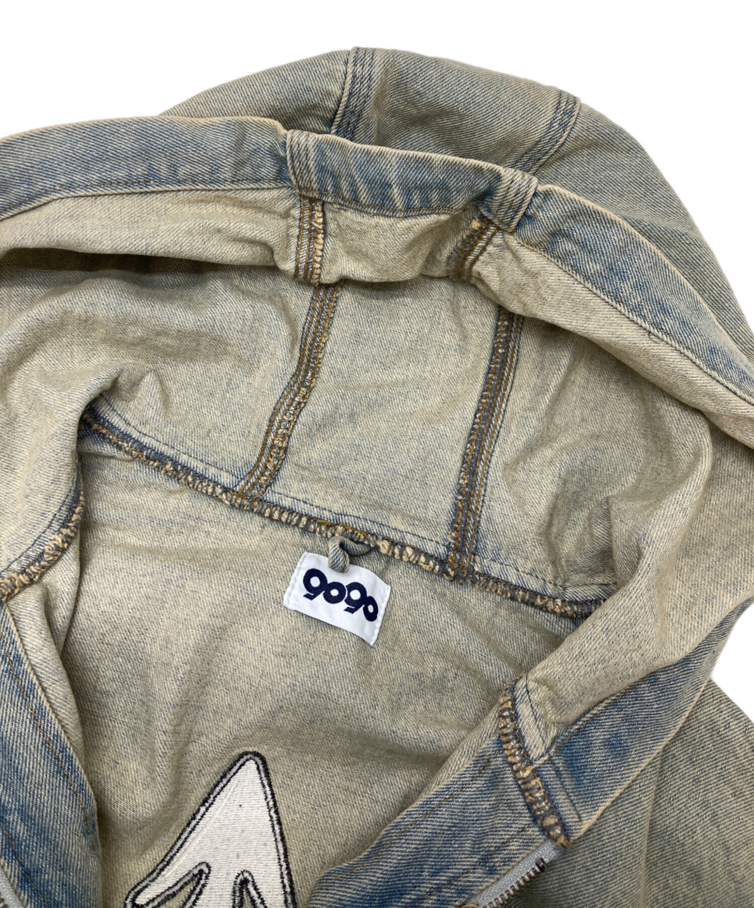 中古・古着通販】9090 (9090) King Logo Vintage Denim Hoodie