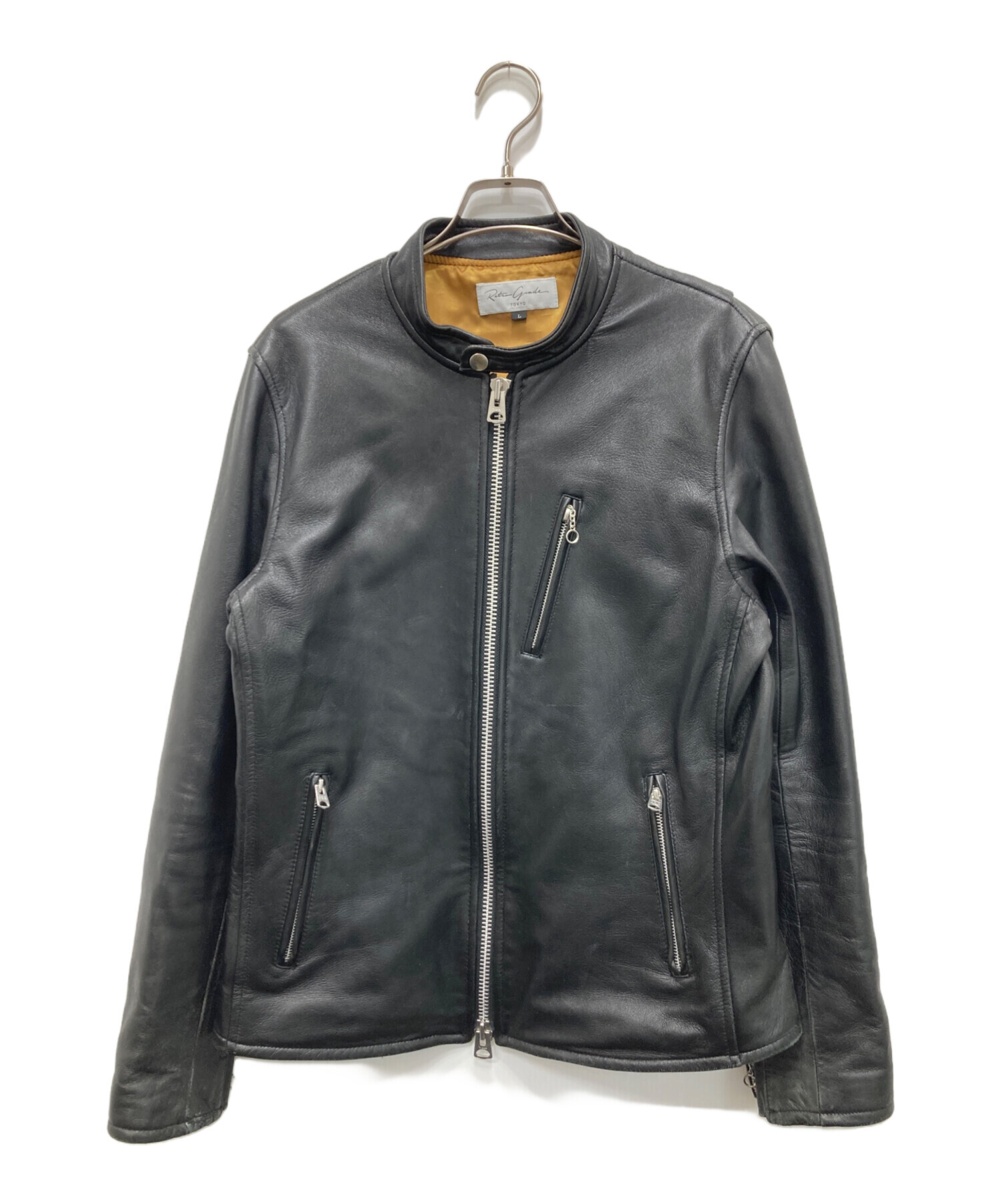 Retro Grade ブラック シングルライダース L（シープレザー） 中古・古着通販】Retro Grade (レトログレード) シープレザー シングル