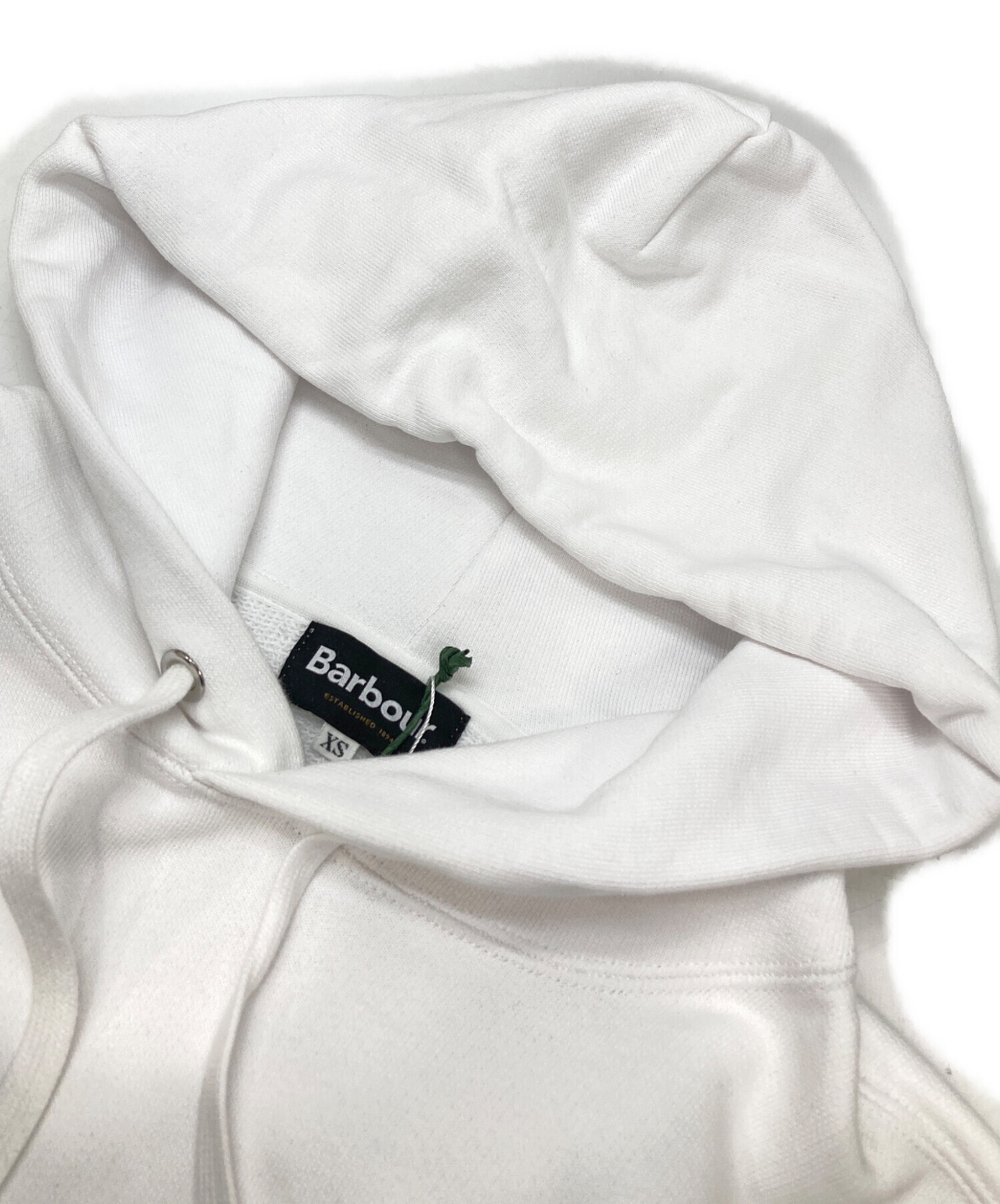 中古・古着通販】Barbour (バブアー) ロゴ スウェット フード パーカー 