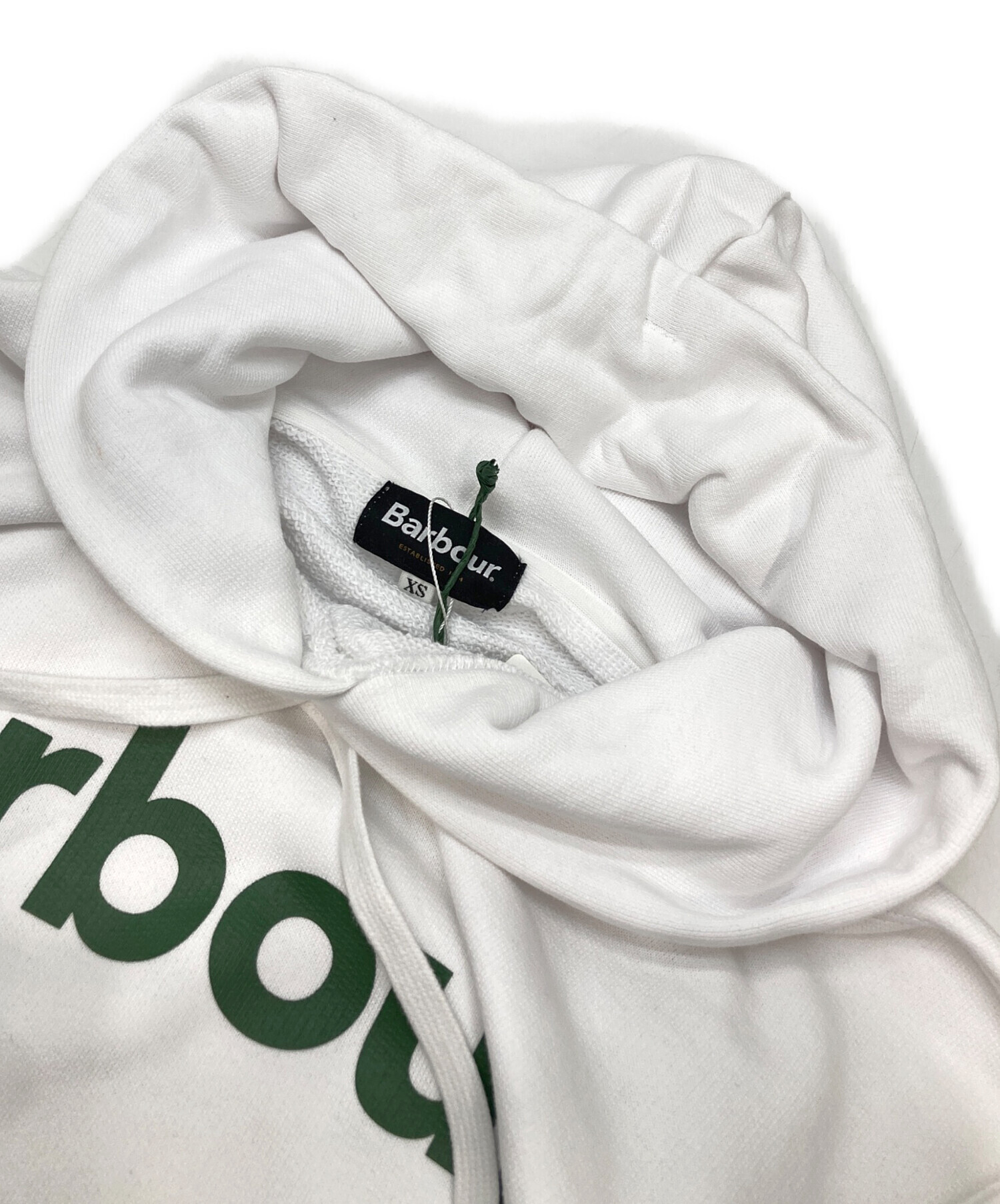 中古・古着通販】Barbour (バブアー) ロゴ スウェット フード パーカー