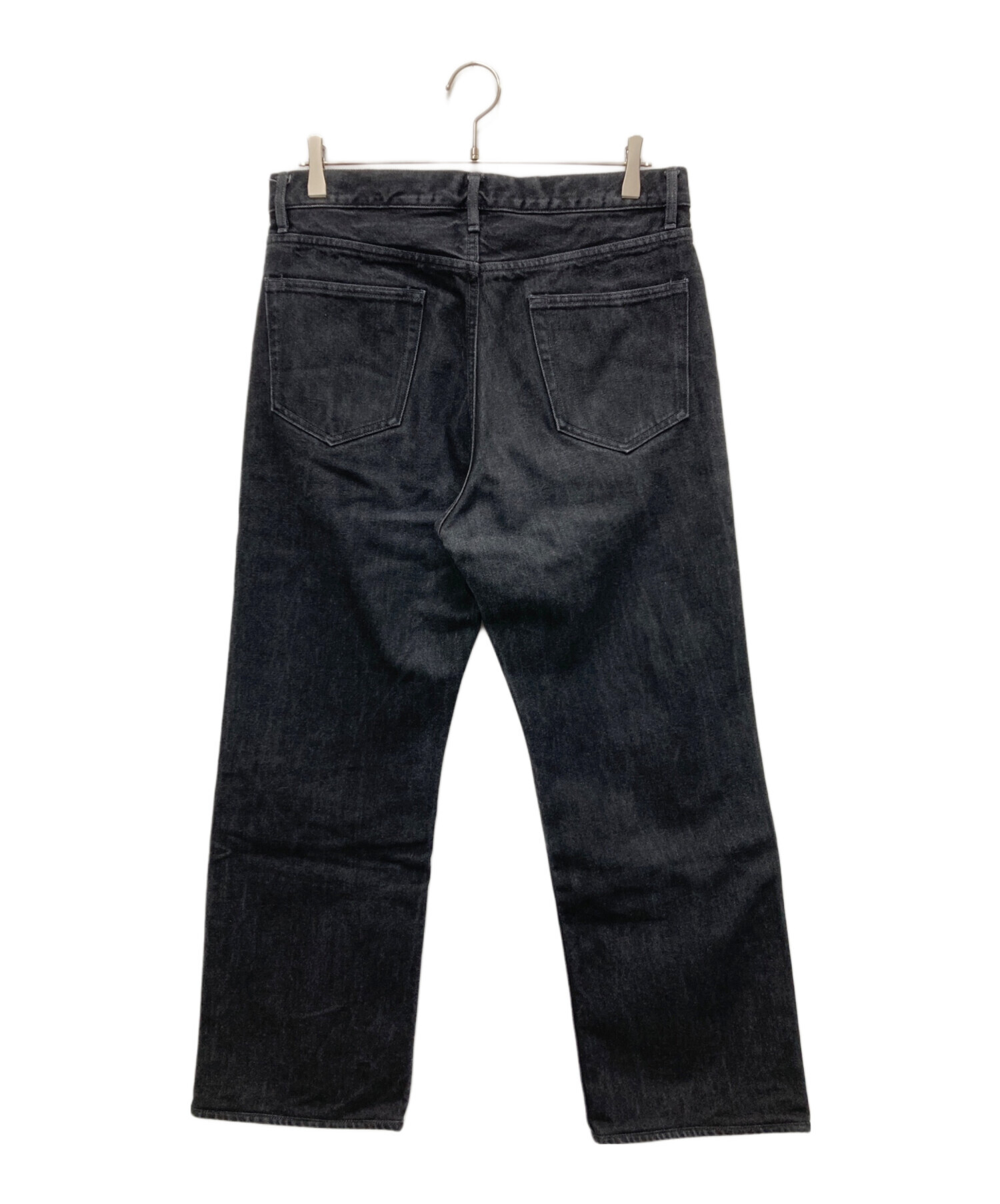 美品　 AURALEE A20AP01DM デニムパンツ ブラック 32 中古・古着通販】AURALEE (オーラリー) HARD TWIST DENIM 5P PANTS