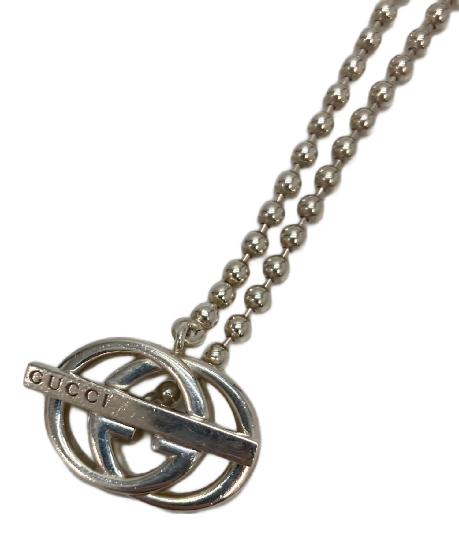中古・古着通販】GUCCI (グッチ) インターロッキングボールチェーン