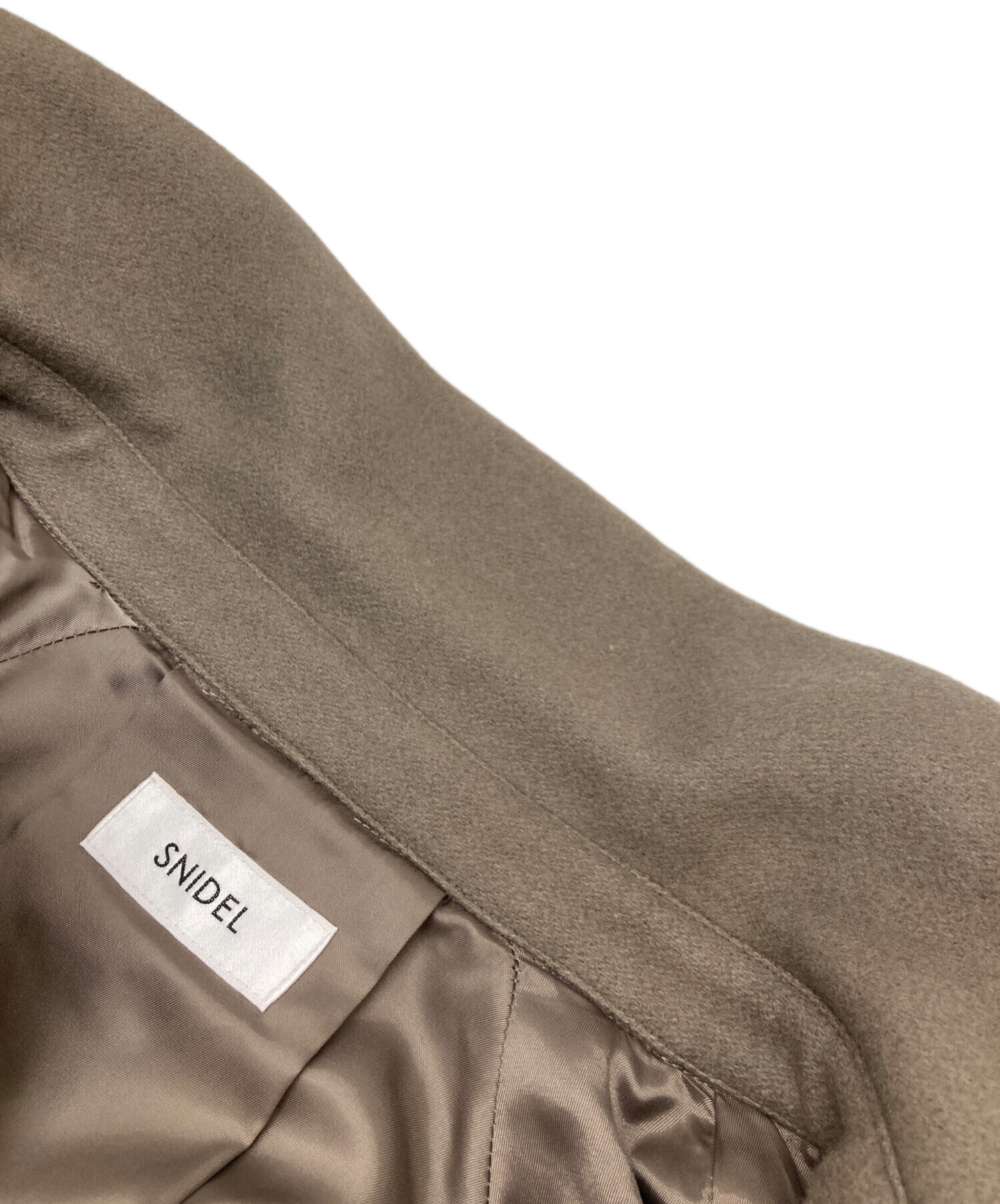 snidel 限定 プリーツウールコート ネイビー プリーツウールコート 