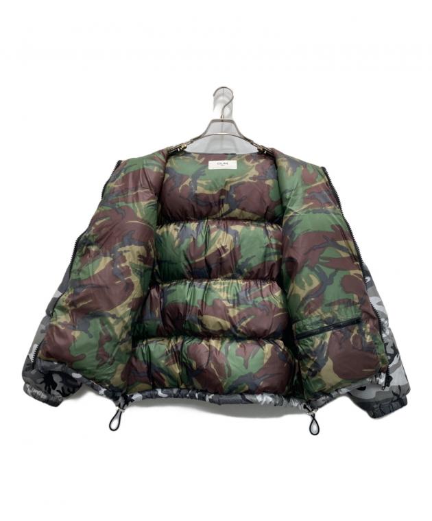 中古・古着通販】CELINE (セリーヌ) カモフラ柄 ダウンジャケット