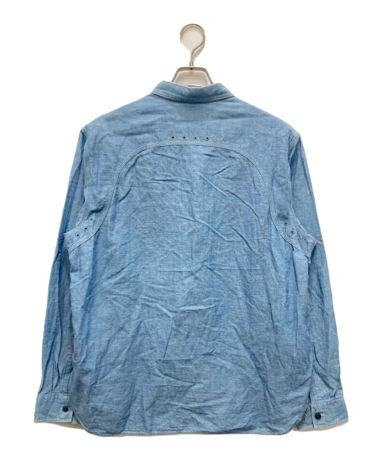 中古・古着通販】RRL (ダブルアールエル) シャンブレーシャツ