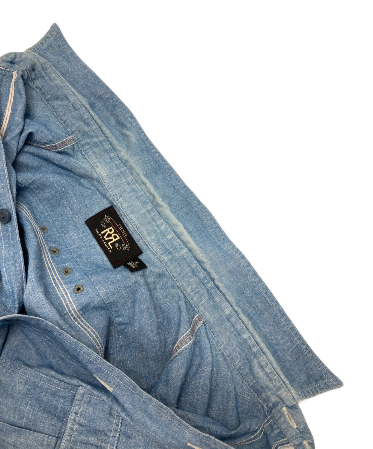 中古・古着通販】RRL (ダブルアールエル) シャンブレーシャツ