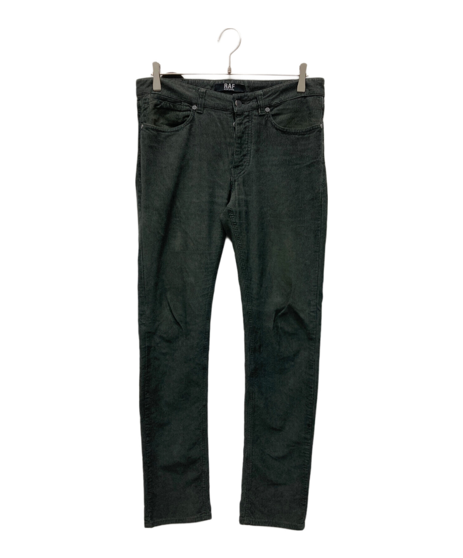 00SS RAF SIMONS ラフシモンズ コーディロイパンツ 緑 グリーン 【公式