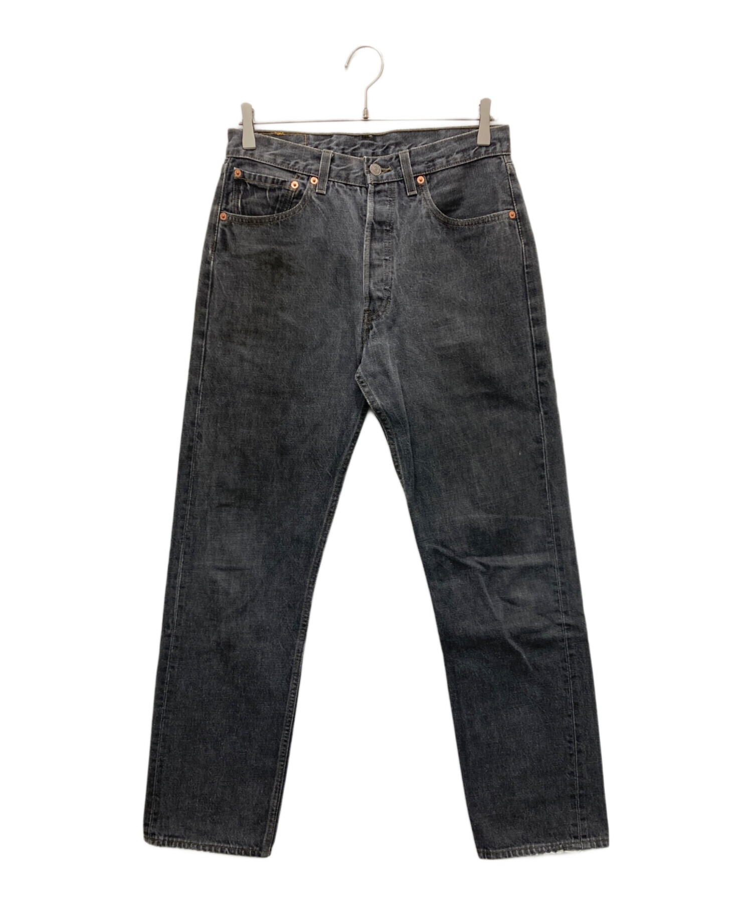 中古・古着通販】LEVI'S (リーバイス) 501先染めデニムパンツ グレー