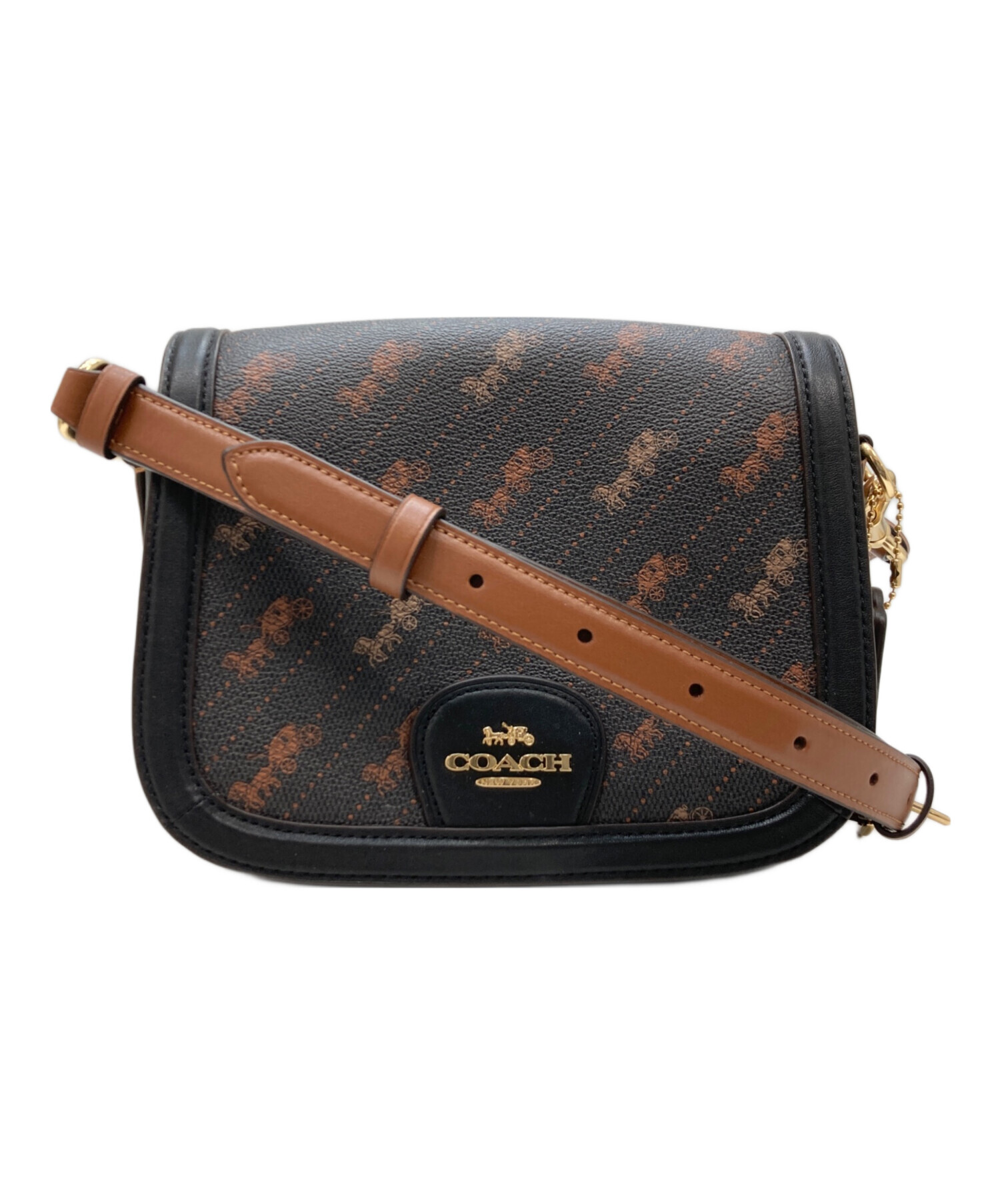中古・古着通販】COACH (コーチ) ショルダーバッグ ブラウン｜ブランド