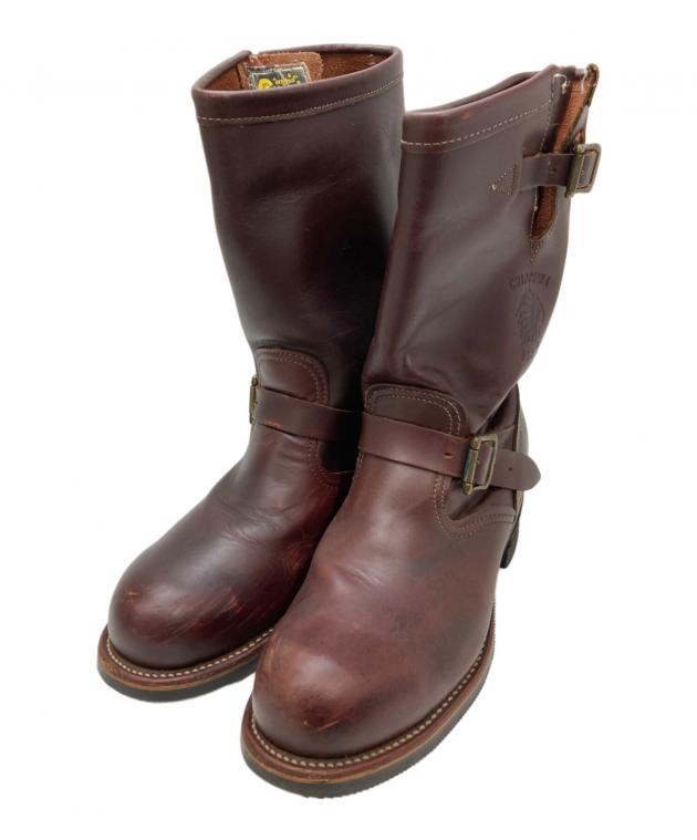 中古・古着通販】CHIPPEWA (チペワ) エンジニアブーツ ワインレッド