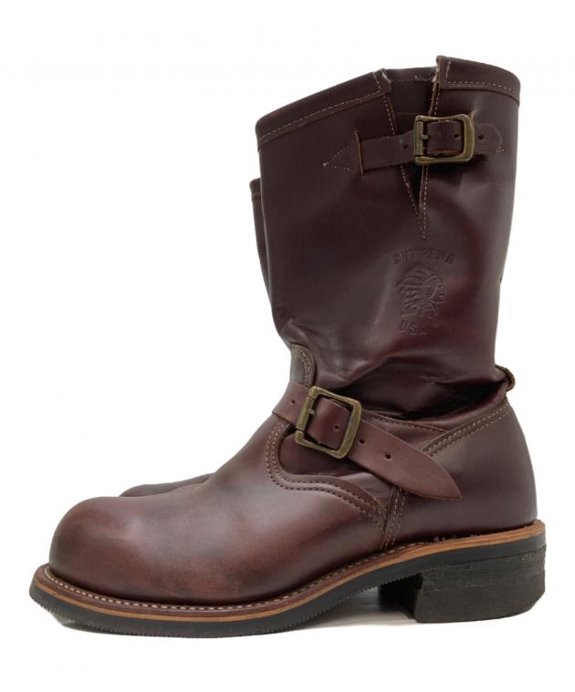 中古・古着通販】CHIPPEWA (チペワ) エンジニアブーツ ワインレッド