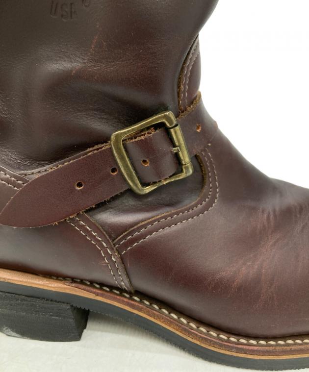 中古・古着通販】CHIPPEWA (チペワ) エンジニアブーツ ワインレッド