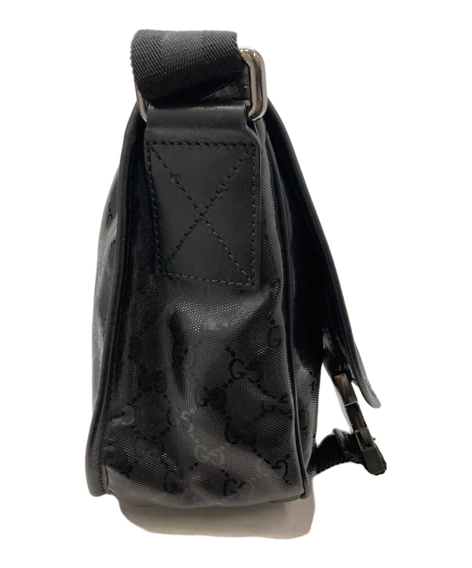 中古・古着通販】GUCCI (グッチ) GGインプリメ/メッセンジャーバッグ