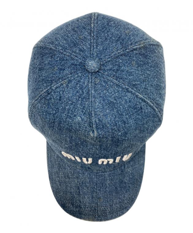 中古・古着通販】MIU MIU (ミュウミュウ) デニムベースボールキャップ