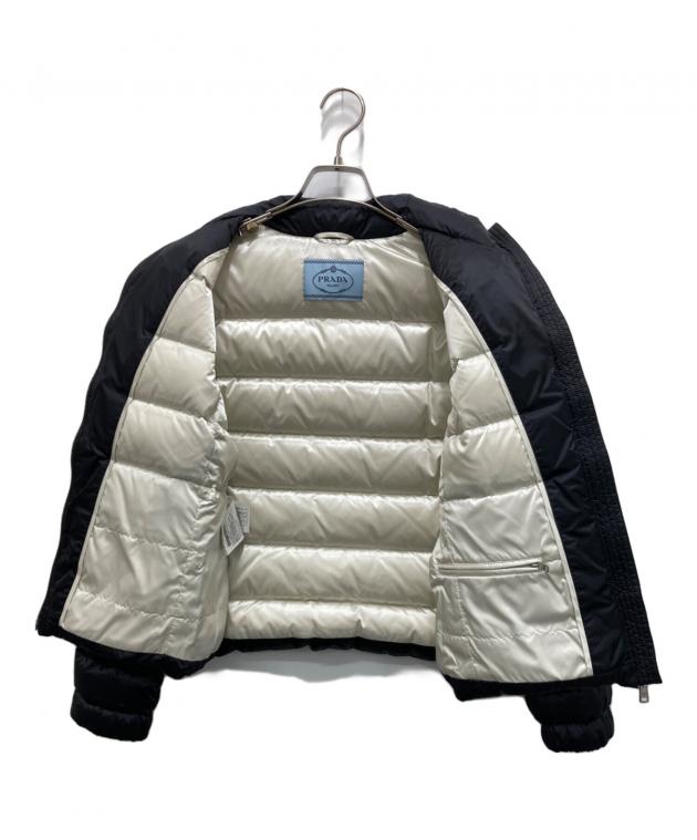 中古・古着通販】PRADA (プラダ) ダウンジャケット ブラック サイズ:42
