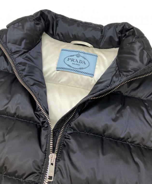 中古・古着通販】PRADA (プラダ) ダウンジャケット ブラック サイズ:42