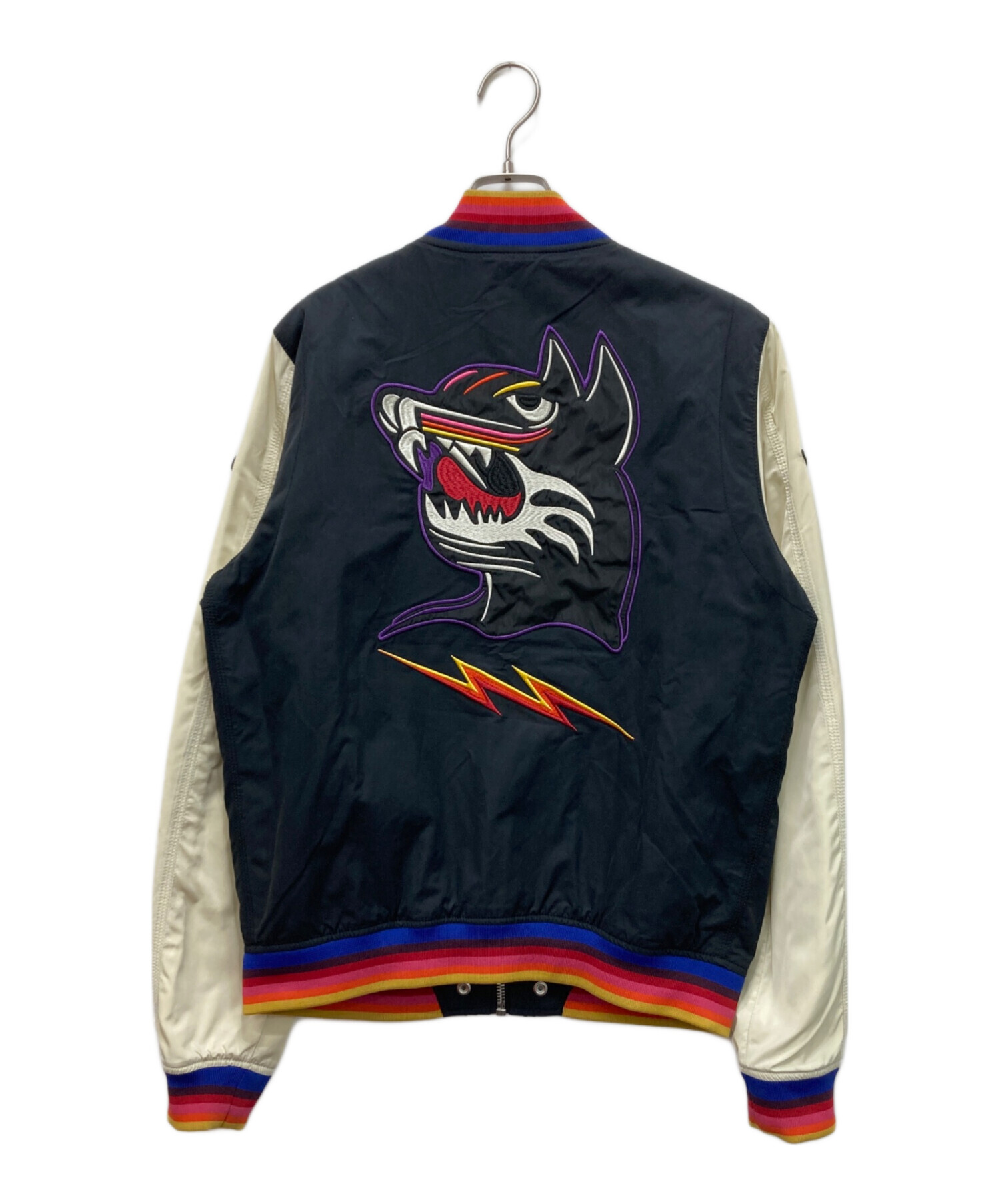 中古・古着通販】DIESEL (ディーゼル) ワッペンスタジャン ブラック