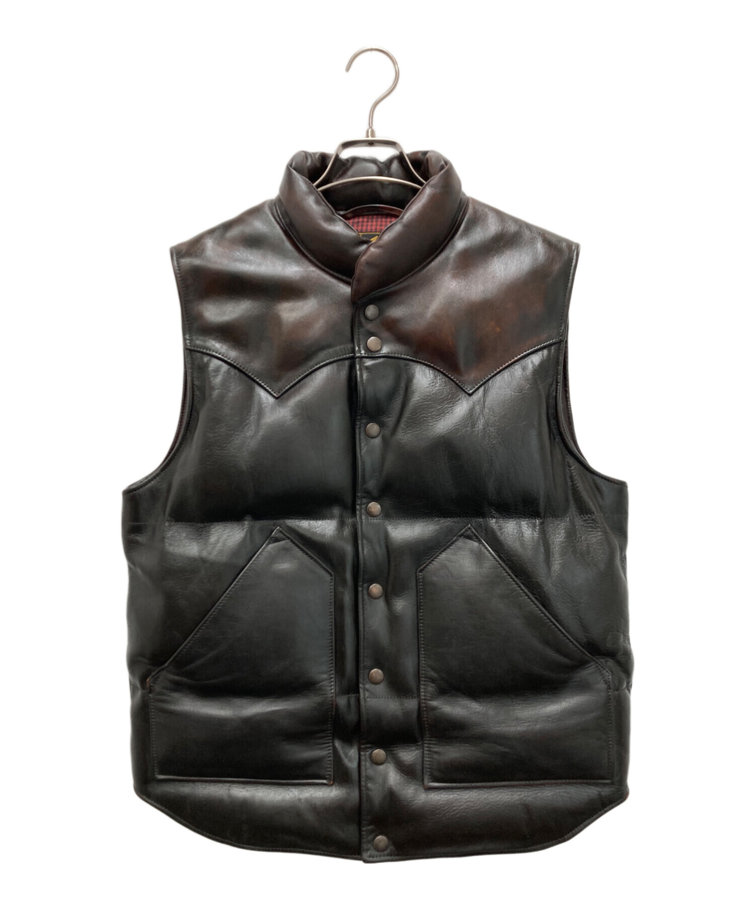 中古・古着通販】Y'2 leather (ワイツーレザー) ダウンレザーベスト