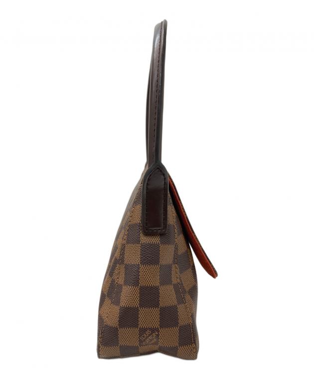 Louis Vuitton ダークブラウン ハンドバッグ 中古・古着通販】LOUIS VUITTON (ルイ ヴィトン) ハンドバッグ