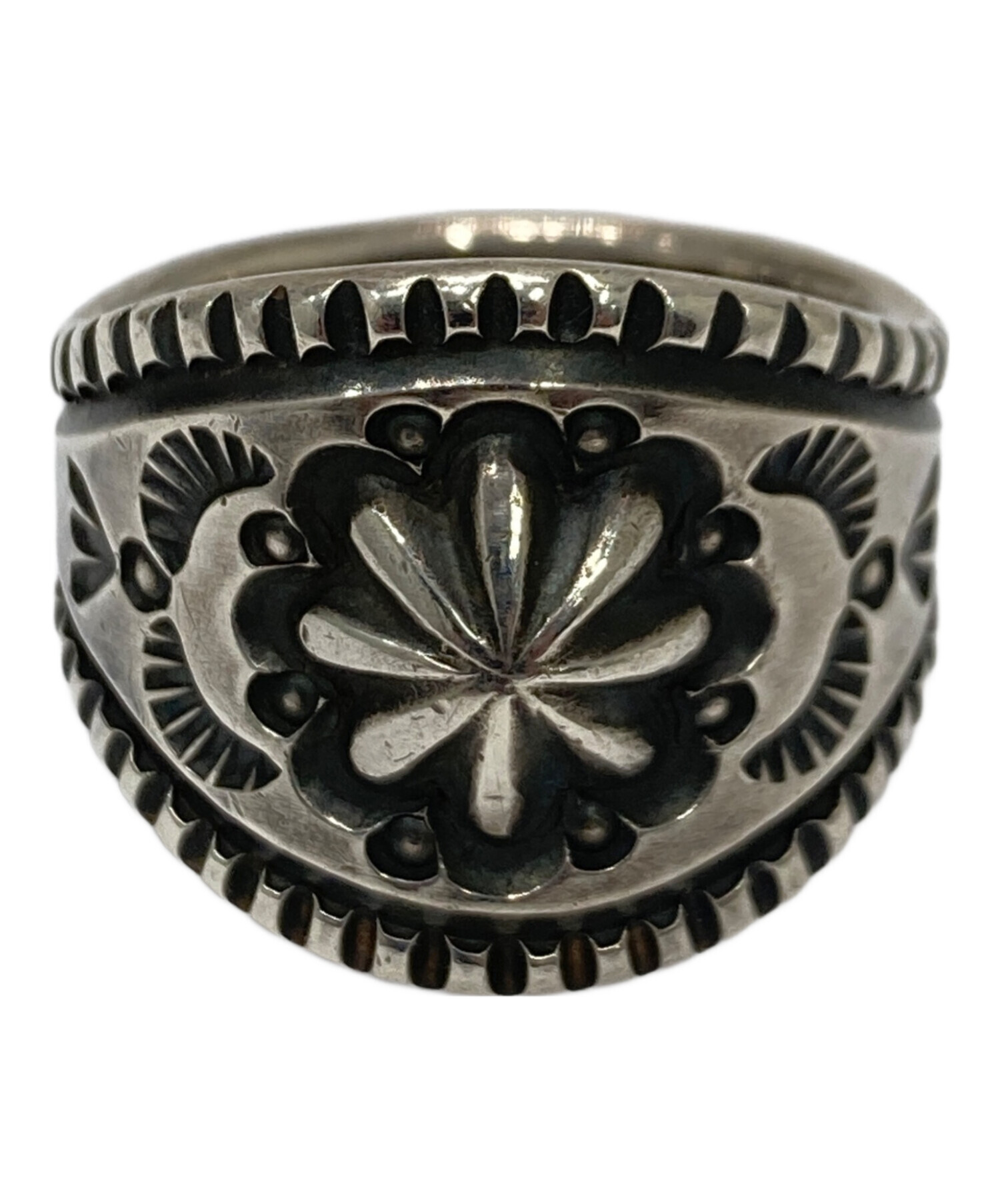 中古・古着通販】Navajo (ナバホ) スタンプワークシルバーリング