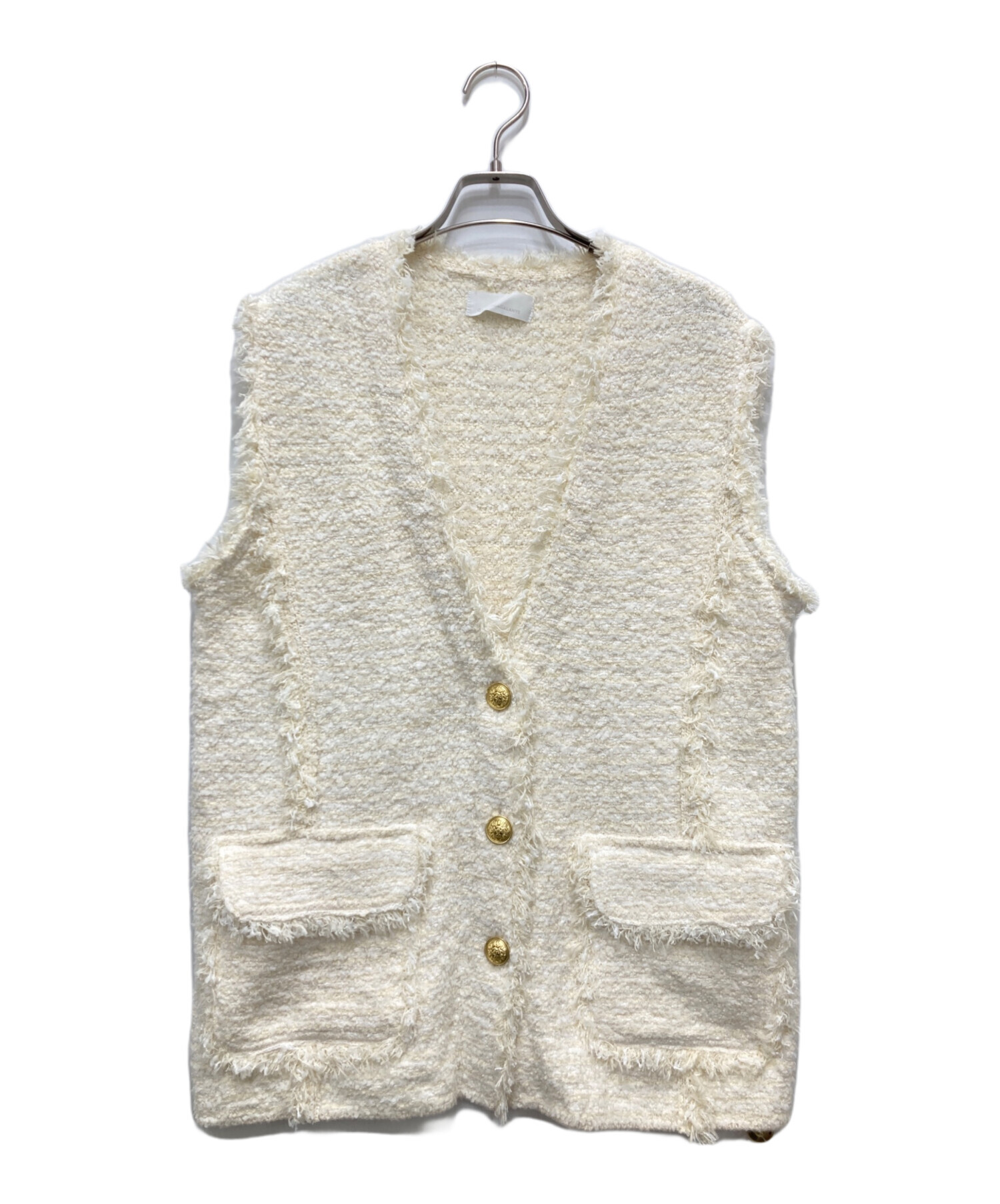 中古・古着通販】GALLARDA GALANTE (ガリャルダガランテ) ツイードジレ