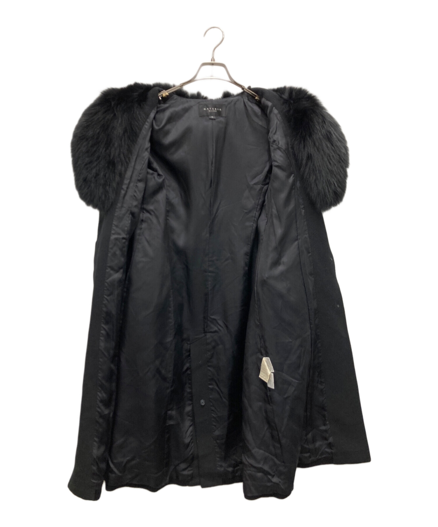 中古・古着通販】MATERIA (マテリア) ブルーフォックスファー付