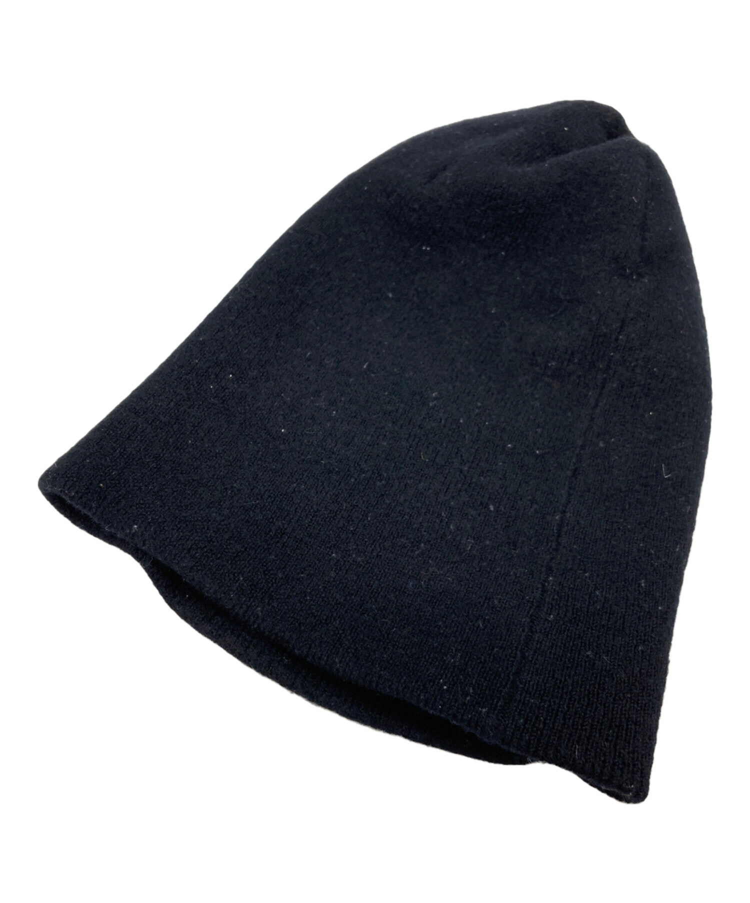 中古・古着通販】Roen (ロエン) スカル レザーニットキャップ ブラック