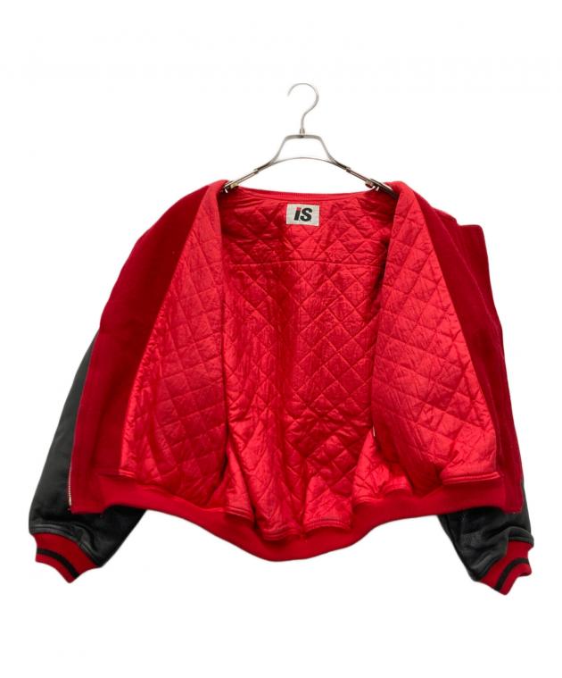 中古・古着通販】ISSEY MIYAKE (イッセイミヤケ) レザー切替ボンバー