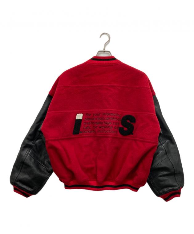 中古・古着通販】ISSEY MIYAKE (イッセイミヤケ) レザー切替ボンバー
