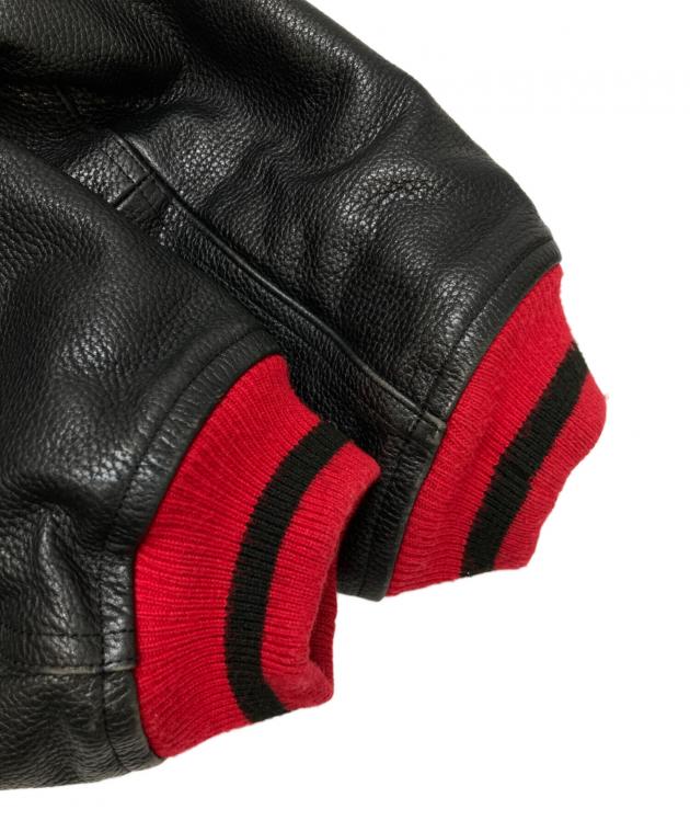 中古・古着通販】ISSEY MIYAKE (イッセイミヤケ) レザー切替ボンバー