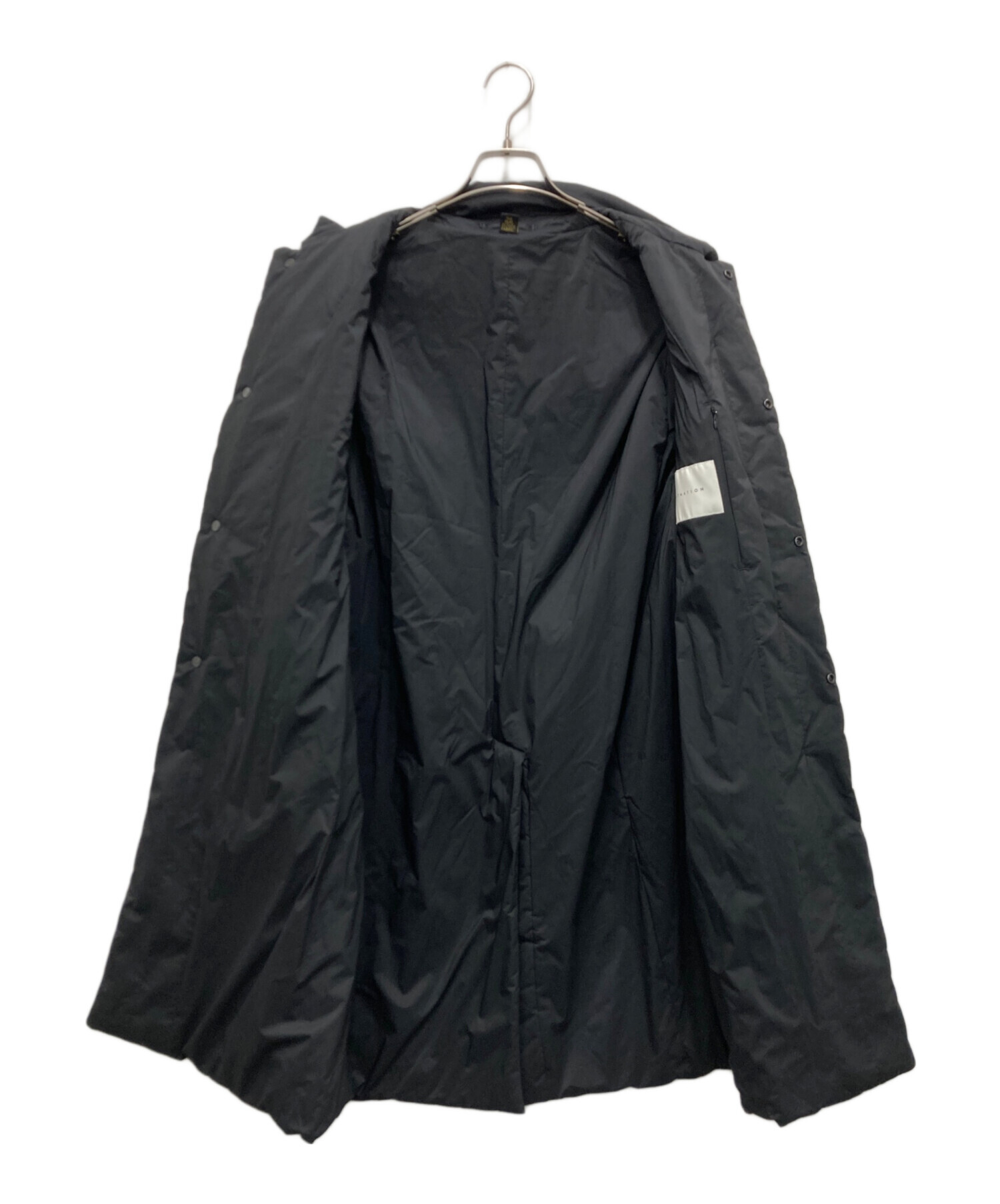 エストネーション ESTNATION ダウンコート 黒 サイズ36 中古・古着通販 