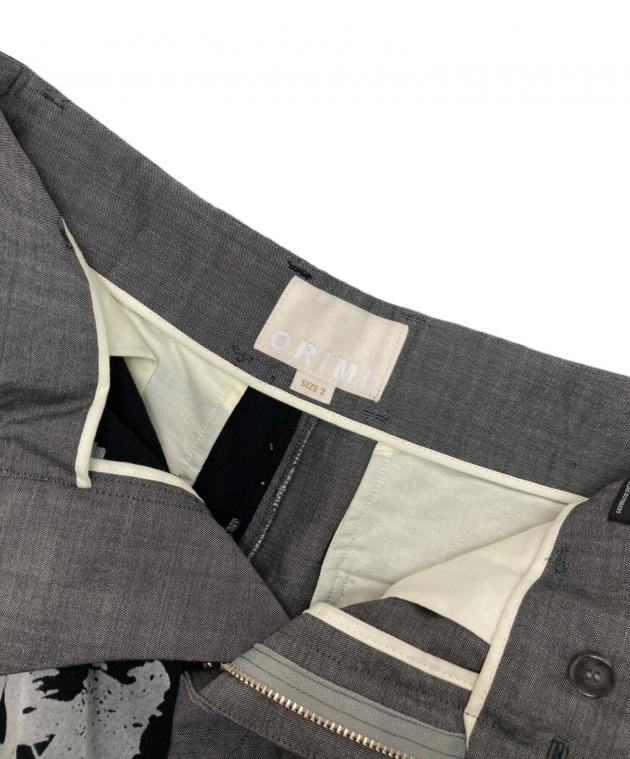中古・古着通販】ORIMI (オリミ) BIG BIG SLACKS グレー サイズ:2